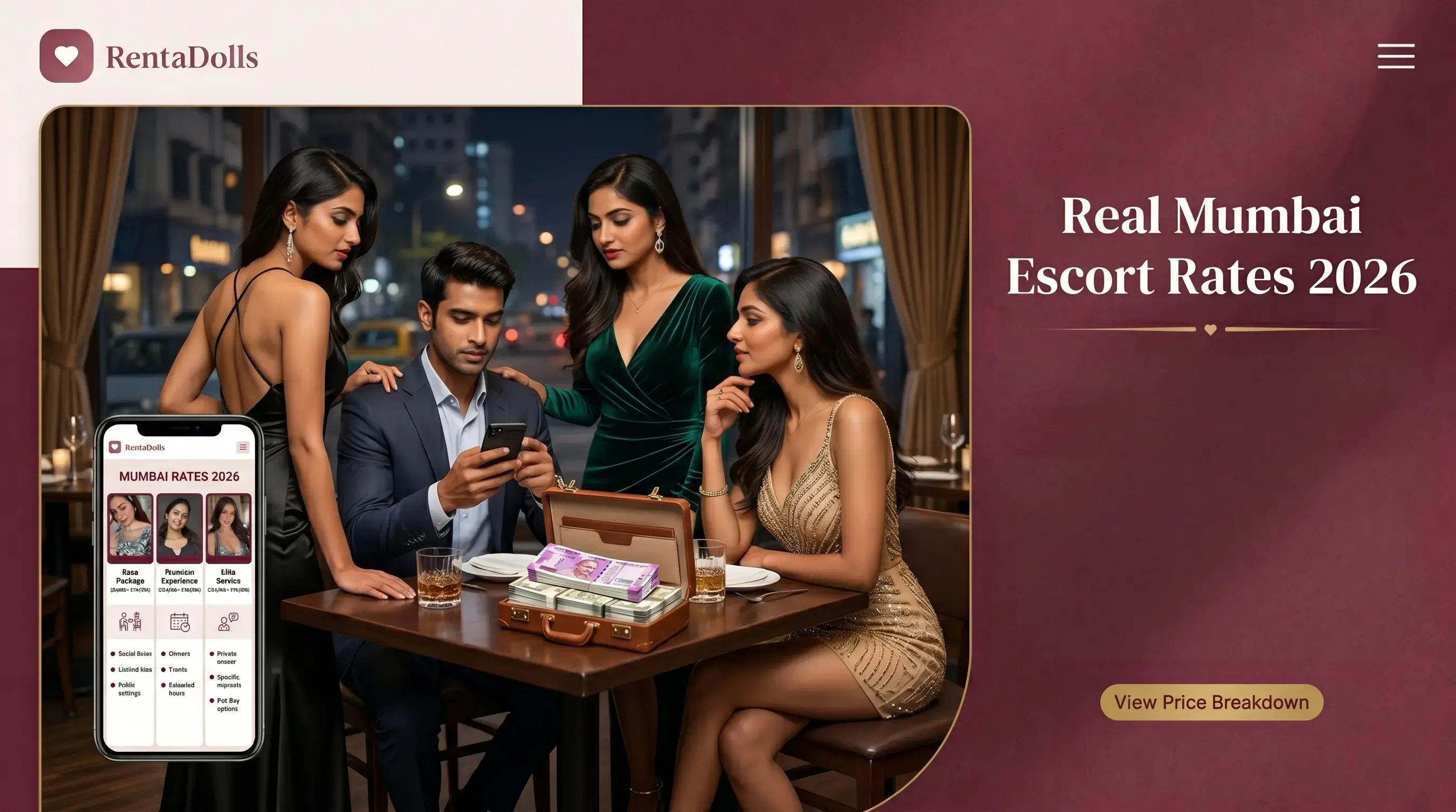 Real Mumbai Escort Rates 2026 — What ₹8,000 to ₹25,000 Gets You